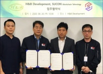 슈콘, 에이치앤비디벨로프와 블록체인 MOU 체결
