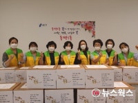 용인시 동백1동, 추석명절 앞두고 홀로어르신 30가구에 식품꾸러미 전달