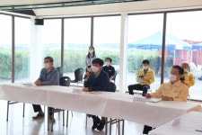 허태웅 농촌진흥청장, 비에스유통센터·블루썸와이너리 방문