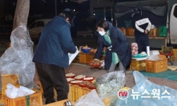 안성시, 제철농산물 공급 안성농업인 새벽시장 폐장