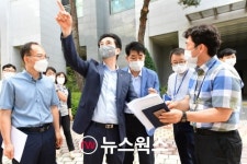 서철모 화성시장, 경비실 미니태양광 보급 시법사업현장 방문