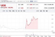 [특징주] 조일알미늄, 롯데알미늄에 이차전지 양극박 원재료 공급…주가 25% 급등세