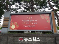 수원시, 2021년 수원희망글판 가을편 게시
