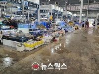 수원시 농수산물도매시장 수산물, 안심하고 드세요