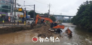 이상일 용인시장, 수지구 고기교 주변 동막천 준설 긴급 지시