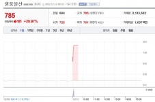 [특징주] 원풍물산·에이디칩스, 관리종목 해제에 상한가 직행