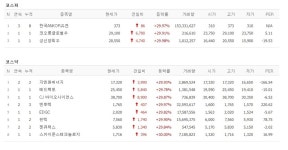 [5일 특징주] 이차전지 이어 리튬주도 급등…성신양회우 등 11개 종목 상한가