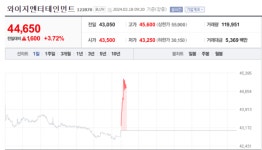 [특징주] 와이지엔터, 베이비몬스터 데뷔 기대에 상승