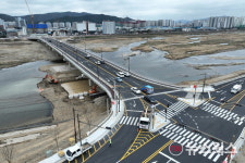 경주 현곡지구와 시내권 연결…뻥 뚫린 황금대교 25일 완전 개통