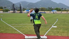 [포토] 빗속의 열정…전남장애인체전, 장성서 뜨거운 열전