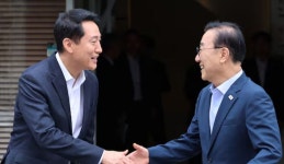 김윤덕, 오세훈 재회동…