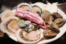 정동진 해변, 모래시계 공원 근처 맛집 고기랑조개랑