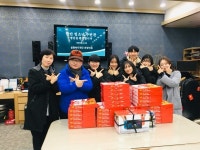만안청소년수련관 재능기획단, 지역 복지시설에 기부물품 전달