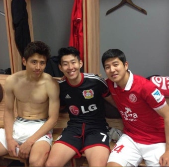 박주호-손흥민-구자철, 이 조합 '실화'?…축구 훈남들이 한 자리에 모였네