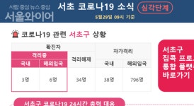 서초구청 88번및 타지역 확진자 동선 공개