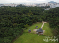 [포토] 김포 장릉에서 바라본 인천 검단신도시 아파트 단지