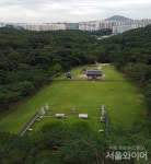 [포토] 김포 장릉에서 바라본 인천 검단신도시 아파트 단지