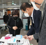 이상익 함평군수, 대통령선거 사전투표소 준비상황 점검