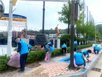 군산시 신풍동, 역전의 명수 군산! 50주년 기념행사 대비 환경정화 활동 나서
