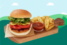 맛있는 채식 CJ프레시웨이, 학교 급식에 노 미트 버거 선봬