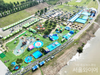 안동시 낙동강변 야외 물놀이장 인원 제한 해제