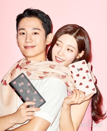 [뉴스투데이 L] 질스튜어트액세서리, 정채연-정해인 커플 화보 공개