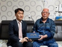 김상출 보훈처 경북북부보훈지청장, 독립유공자 배선두 지사 위문