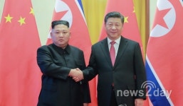 시진핑 방북…14년만 평양서 북중 정상회담 진행