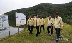 황천모 상주시장, 규모 3.9 지진 재해예방 현장점검