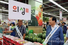 의성군, 농협사업단과  지역농산물 소비촉진 행사