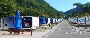 ‘별에 대한 감상’…영천시, 치산관광지 캠핑장 새단장