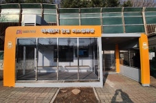 안성시,  낙원동 시민회관·주은풍림아파트 미세먼지 안심 승강장  마련