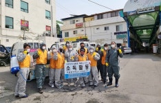 봉화군, 재난지킴이봉사단과 ‘코로나19’ 방역 봉사