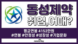 [뉴스투데이 카드뉴스] 63년 역사 동성제약 취업 어때? 평균연봉‧기업문화‧전망은?