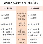 [연봉 정밀분석 (52)] 직원 초봉은 CJ오쇼핑이, 임원 연봉은 GS홈쇼핑이 높아