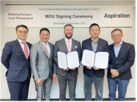 플랫폼파트너스자산운용, 美 애스퍼레이션(Aspiration)과 MOU 체결... 탄소배출권 연계 자연기반해법 확대 협력 추진