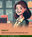[AI의 JOB카툰] 학습매니저, 학생이 효과적인 학습 습관과 전략을 개발하도록 돕는 전문가
