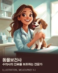 [AI의 JOB카툰] 동물보건사, 수의사의 진료를 보조하는 전문가