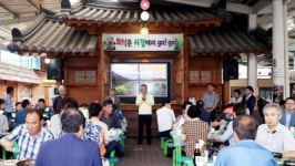 하동 전통시장에 공동 노점식당 눈길