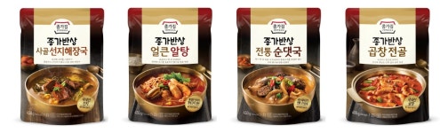 대상 종가집, 간편하게 즐기는 한식 국·탕류 4종 출시