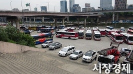 탄천주차장 사용연장 협약 깬 서울시... 전세버스업계 격분
