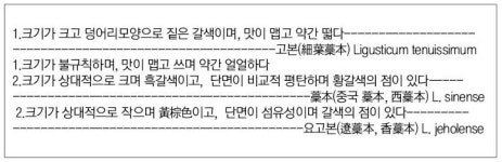 한약재 감별 정보 - 78