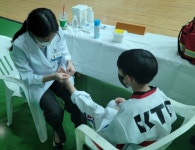 분당자생한방병원, 국기원 태권도대회서 한의진료