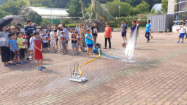 청주랜드관리사업소, 별누리 교실에서 신나는 물로켓 발사 체험