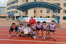 의성 금성중， 학교스포츠클럽 족구 `우승`