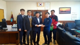 경주시 용강동 동우전력(주), 이웃돕기 성금 기탁