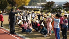 경산 남천초교, 학생 안전이 최우선…`지진모자` 구비 눈길