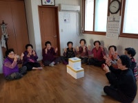 경주시 감포읍 깍지길장터, 경로당에 김장 전달