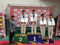 청도 풍각중, `제45회 전국태권도대회` 여중부  `L-웰터급` 금메달