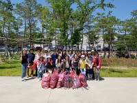 경산시 보건행정과， 남매지 주변 환경정화 활동